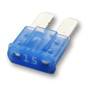 15 Amp MICRO2™ Fuses 32V Blue Pack of 5 - Click Image to Close